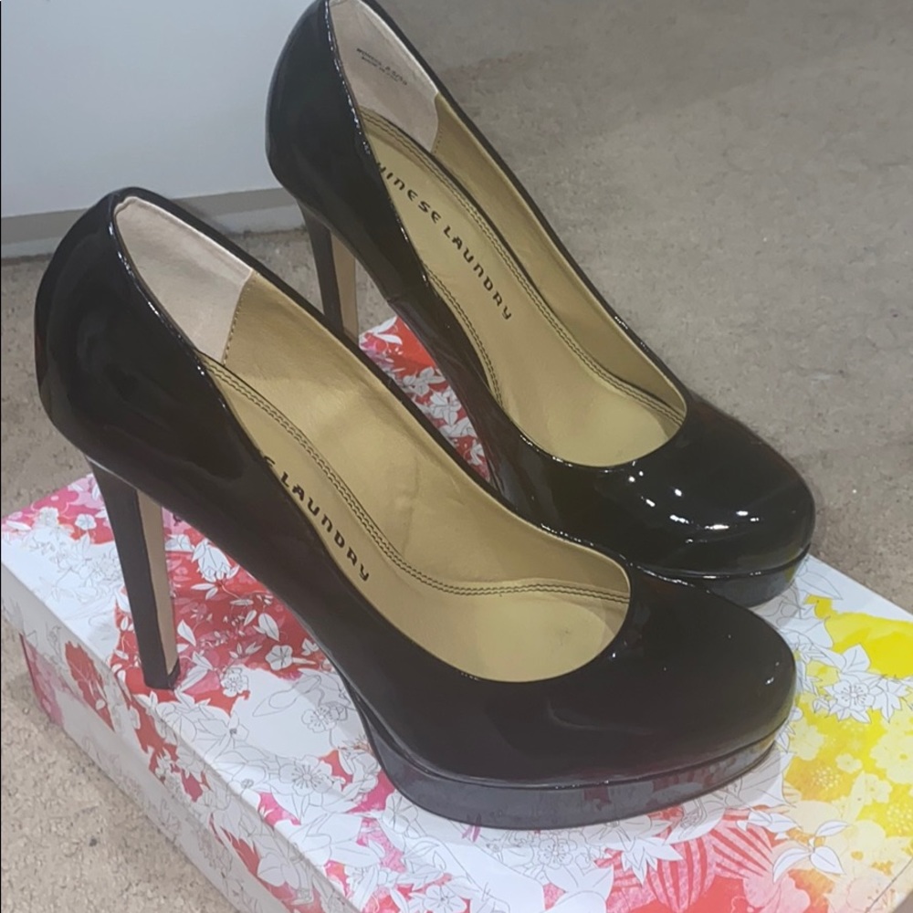 Chinese laundry parent black pumps size 8.5